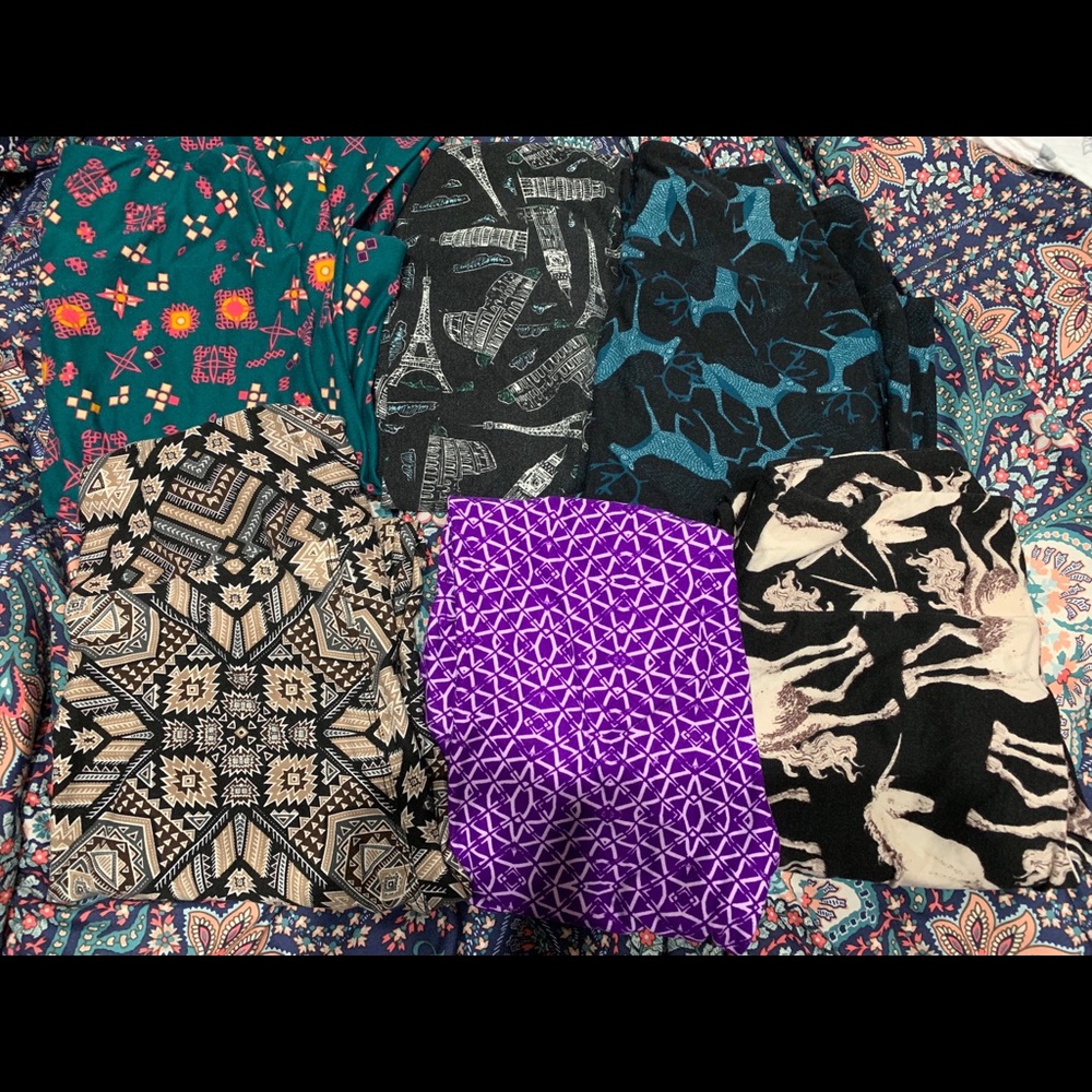 6 Lularoe leggings!